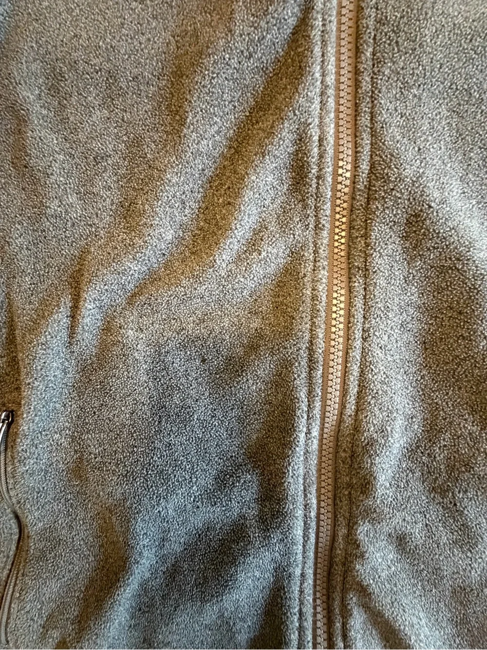 The North Face Gray Full-Zip Fleece Jacket